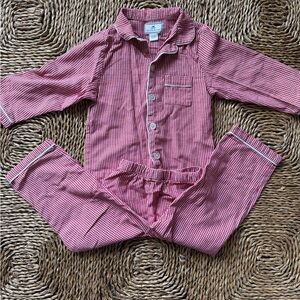 Petite Plume Red Checkered Kids Pajama Set